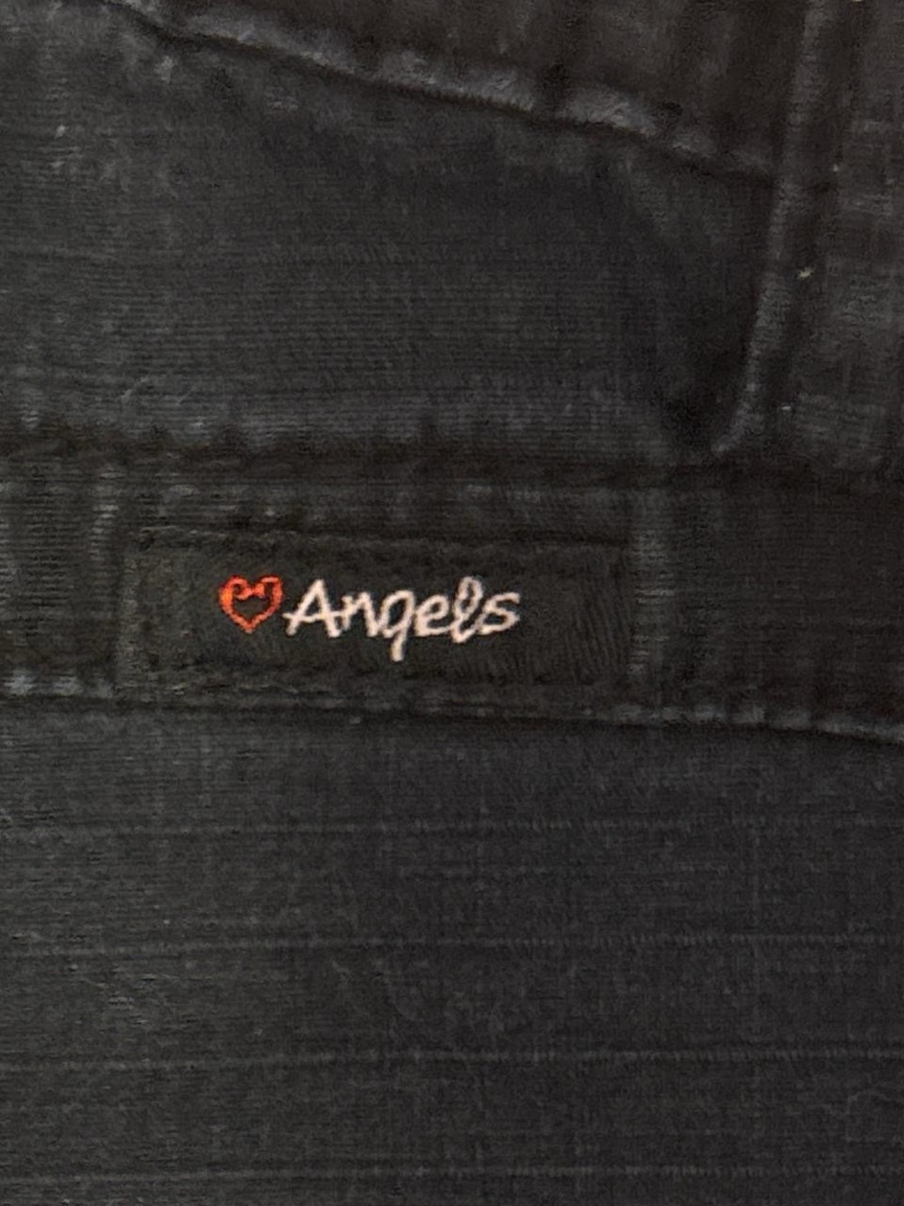 VTG Y2K Black Angels Cargo Bermuda Shorts with Drawstring - Picture 3 of 4